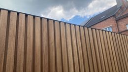 Houten wand te Zonhoven