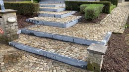 Aanleg trapstuk te Diepenbeek